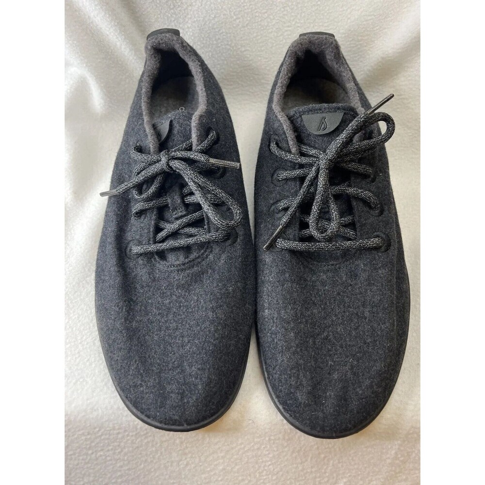 Allbirds Wool Runner Sneakers Men's Size 11 Merino Wool Running Shoes Dark Gray - Picture 2 of 7
